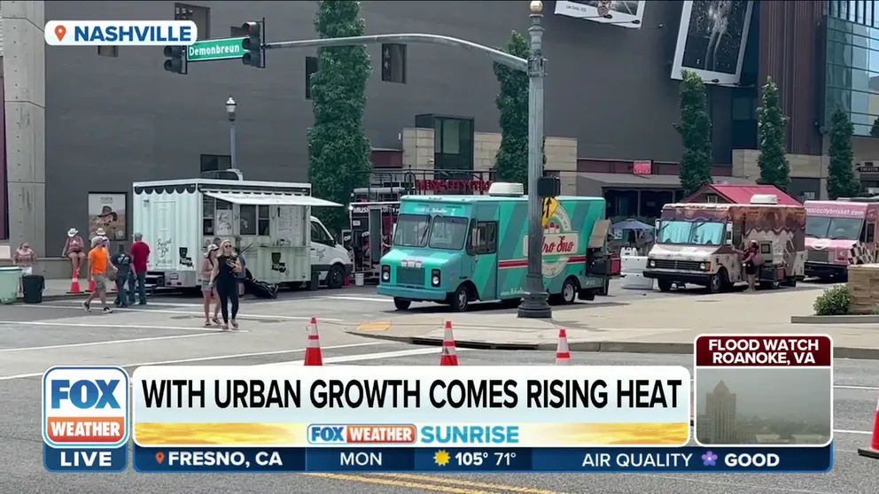 A National Oceanic and Atmospheric Administration program will map the heat in 14 cities across the US in an effort to identify heat risks in the future, including Nashville. FOX Weather's Will Nunley reports. 