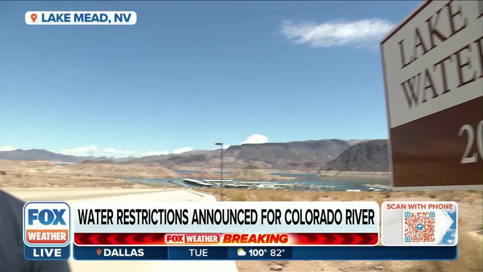 FOX Weather correspondent Max Gorden discusses plans for a reduction of the flow of water down the Colorado River due to the continued megadrought. 