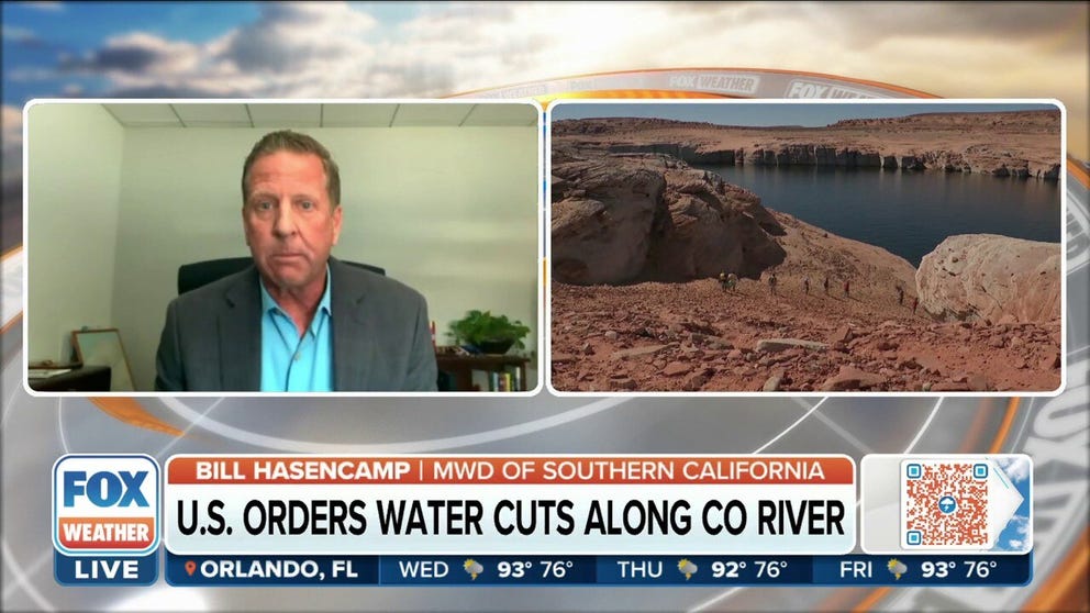 Bill Hasencamp, Manager of Colorado River Resources at Metropolitan Water District of Southern California, talks about how the Colorado River water cuts will impact Southern California, even though they're not included in the cuts.