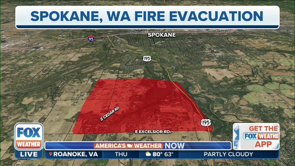 Spokane County Emergency Management issues evacuation orders and tells Spokane residents to leave the area immediately. 