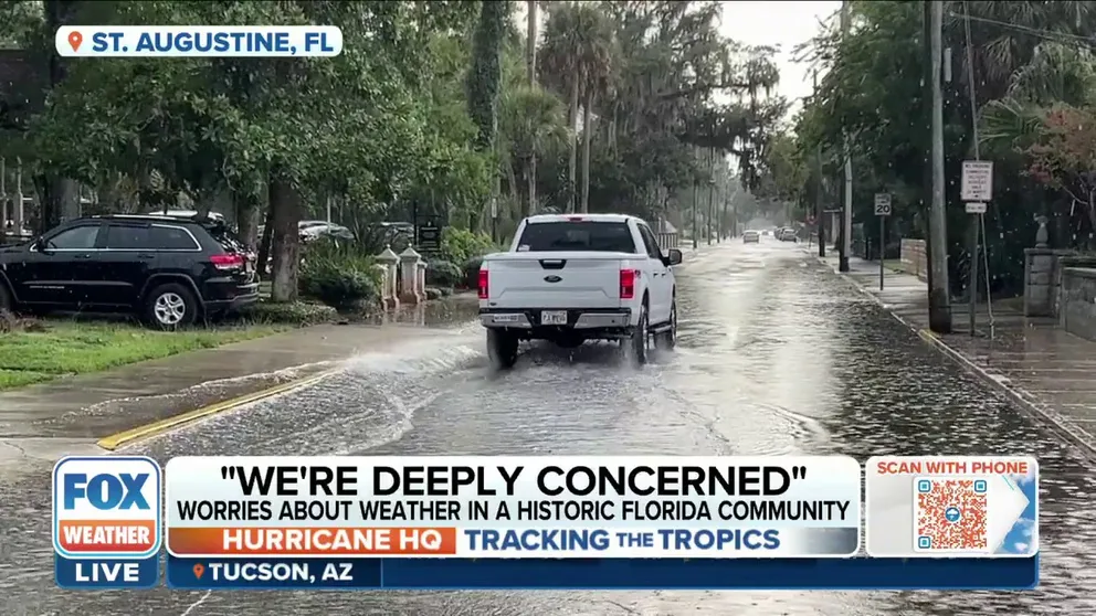 Rising sea levels, storm surge during hurricane season and rainfall continually flood St. Augustine's streets. FOX Weather's Robert Ray spoke with city leaders about their plans to protect its past, present and future.