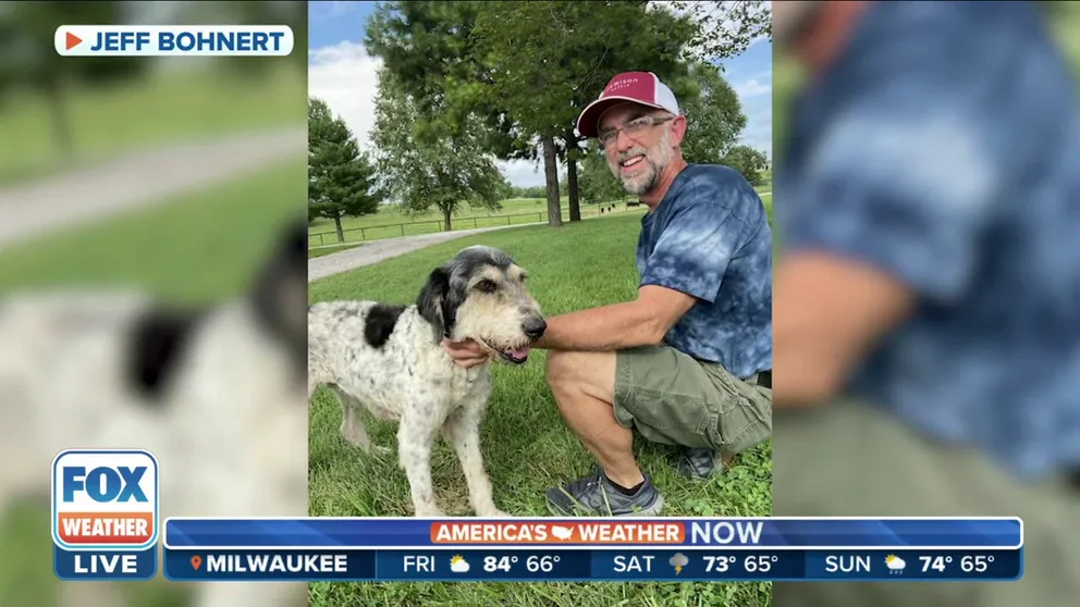 Jeff Bohnert tells the survival story of his poodle-hound mix Abby who was rescued after being trapped in a Missouri cave for roughly two months.