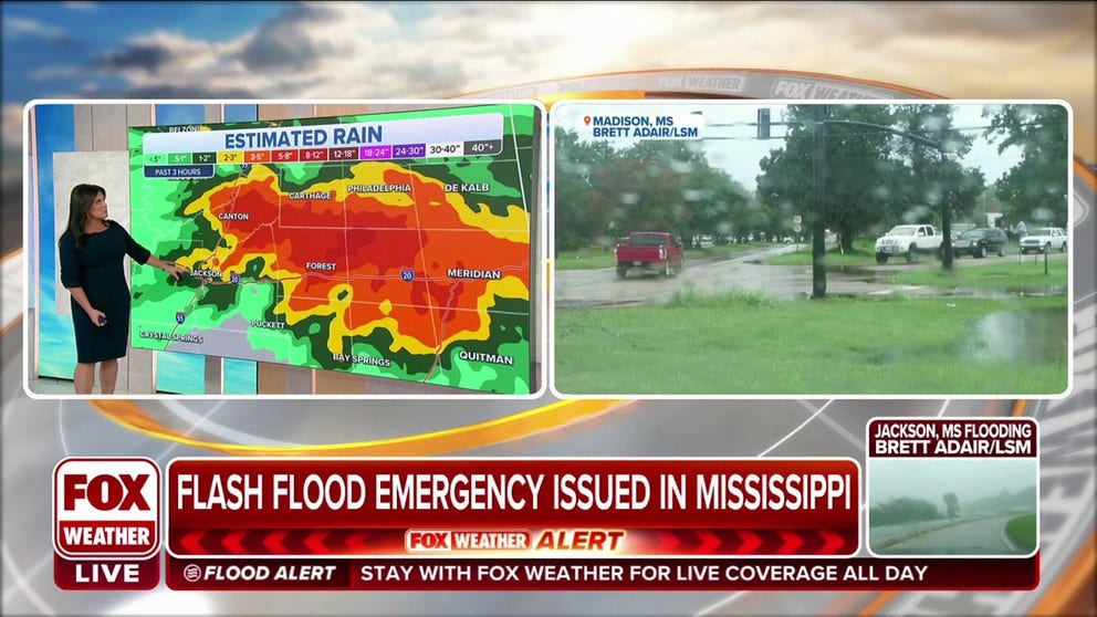 Flash Flood Emergencies Issued For Multiple Areas In Mississippi