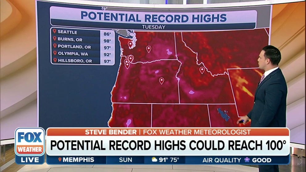 Temperatures on the rise in the West, Northwest | Latest Weather Clips ...