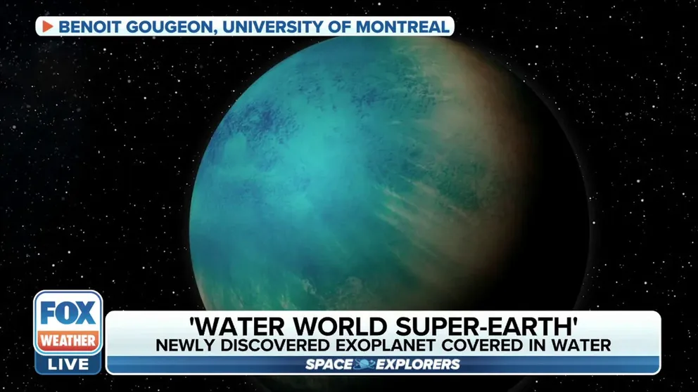 Astronomers have discovered a new exoplanet orbiting a distant star that might constitute a "super-Earth" completely covered in water.