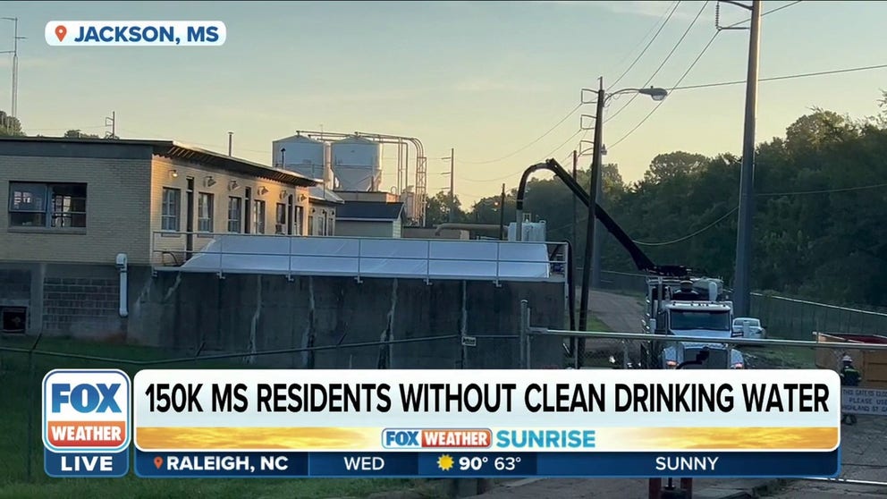 150,000 people are without safe drinking water after a water pump failed because of flooding that hit the area in the last week. FOX Weather's Will Nunley reports from Jackson, Mississippi. 