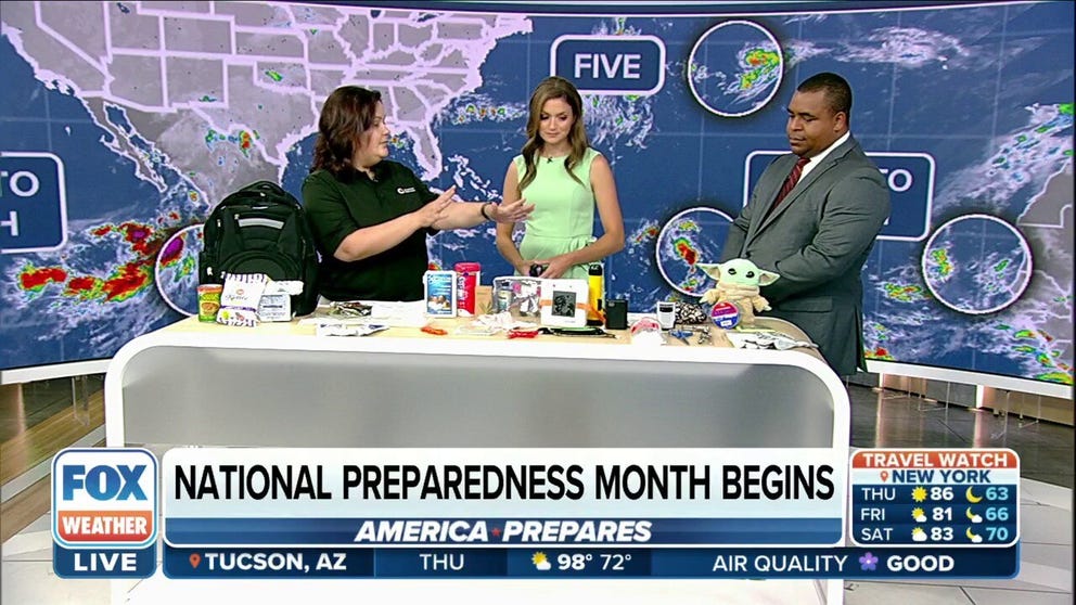 Desiree Ramos Reiner, External Affairs Officer for the American Red Cross in the Greater NY Region, discusses disaster essentials people need as National Preparedness Month begins on September 1. 