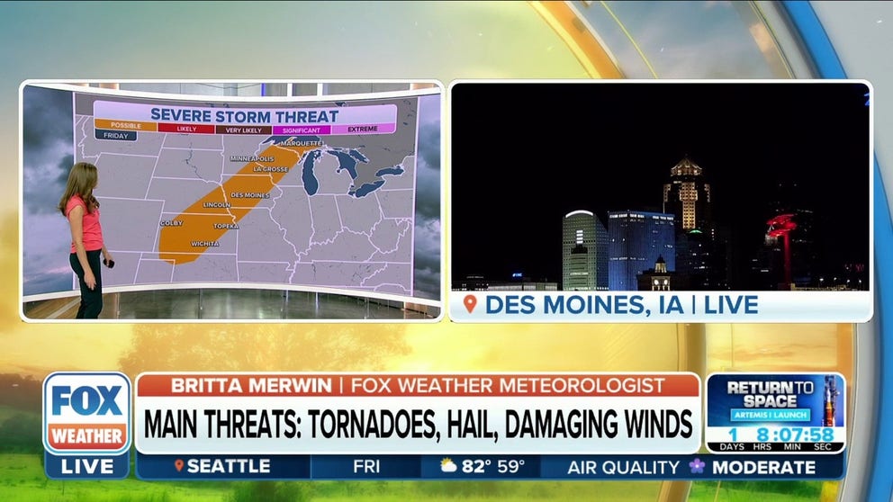 Severe storms target the Midwest and Central Plains | Latest Weather ...