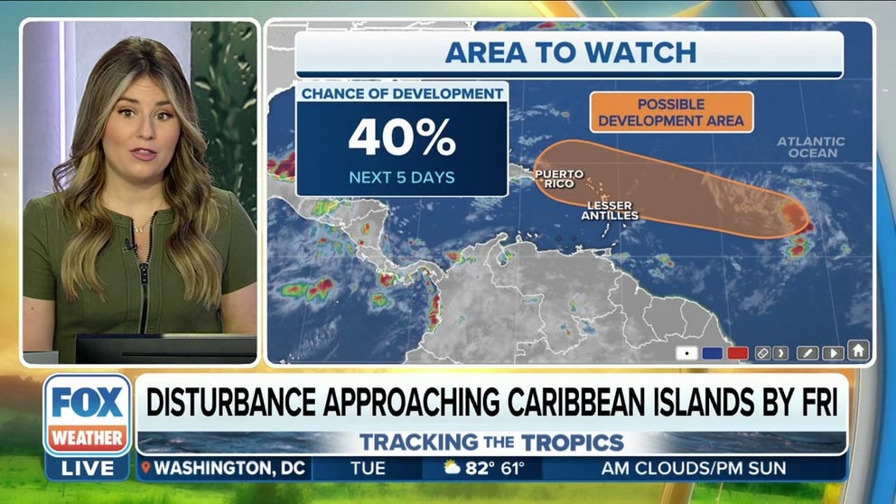 NHC increases development chance for tropical disturbance in the ...