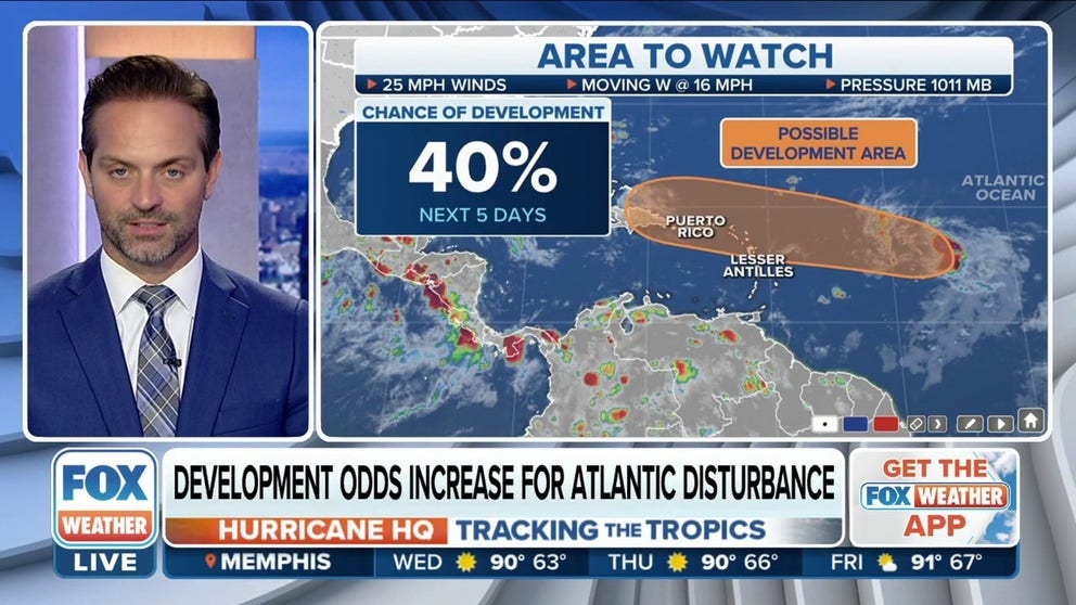 Central Atlantic disturbance has medium chance of development | Latest ...