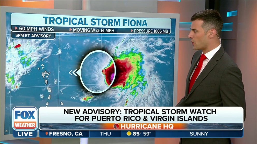 Tropical Storm Fiona intensifies | Latest Weather Clips | FOX Weather