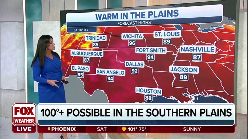 Southern Plains to see temperatures soar by Monday | Latest Weather ...