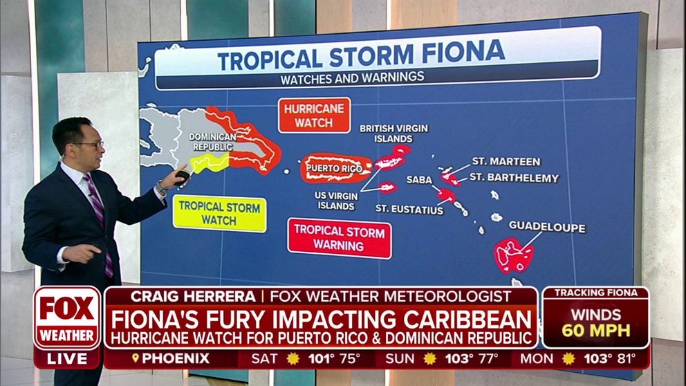 Fiona's fury impacting Caribbean | Latest Weather Clips | FOX Weather