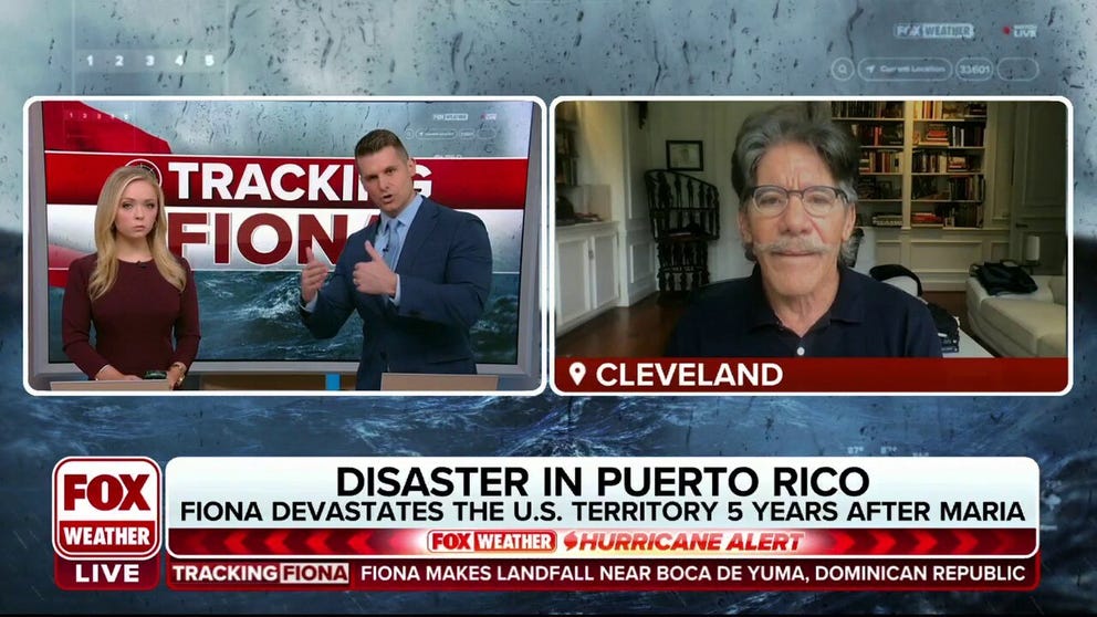 "The Five" Host Geraldo Rivera joins FOX Weather to discuss his reporting of Puerto Rico during Hurricane Maria in 2017 and compares it to Hurricane Fiona.