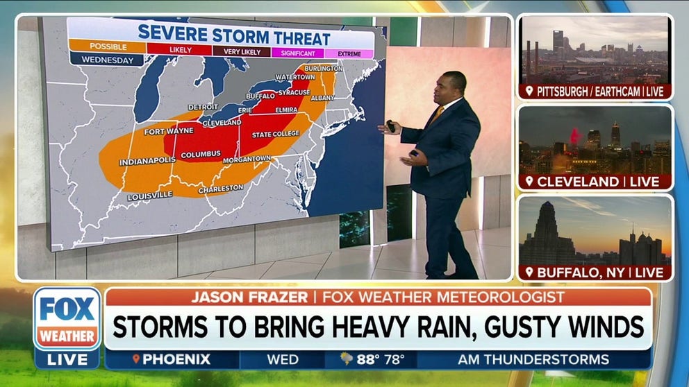 Severe Weather possible for parts of Midwest and Northeast | Latest ...