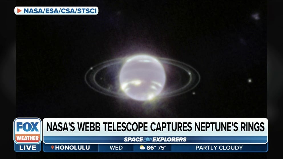 Lonely Neptune's Rings Shine Bright In James Webb Space Telescope ...