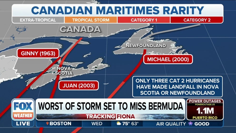 A look back at hurricanes that have impacted Canada with the potential of Fiona reaching New Brunswick, Newfoundland and Nova Scotia.