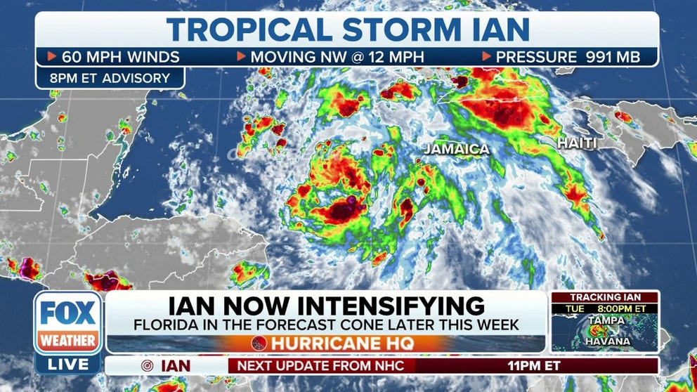 Tropical Storm Ian Forecast To Rapidly Intensify Into Hurricane ...