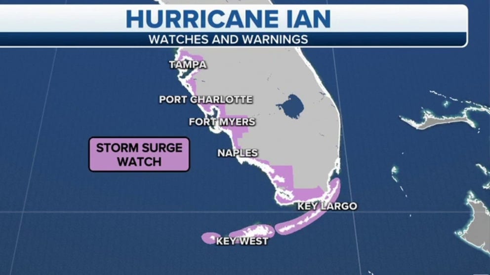 Storm Surge Watches for Florida’s Gulf Coast | Latest Weather Clips ...