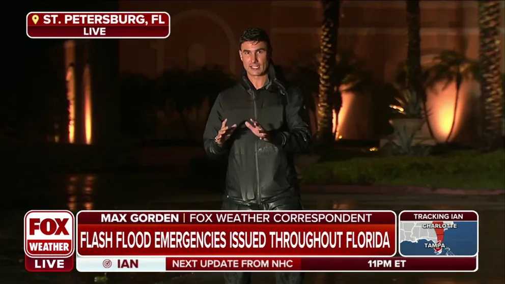 Millions remains without electricity in Florida on Wednesday evening including many around the Tampa area. FOX Weather correspondent Max Gorden with an update from St. Petersburg where folks ride out the hurricane in the dark. 