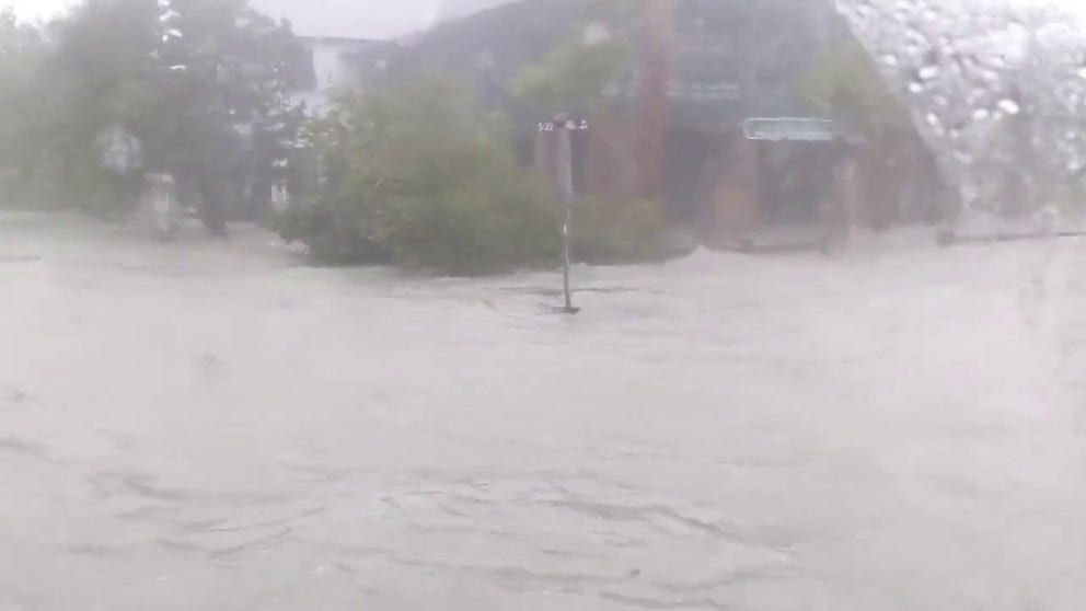 Pawleys Island Police Department in South Carolina show the extensive flooding from Hurricane Ian. They shared this video following a water rescue. 