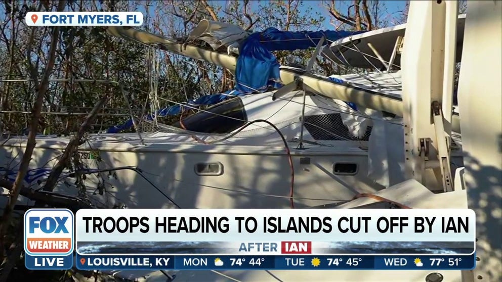 FOX Weather's Max Gorden spoke to a man who rode out Hurricane Ian in his sailboat along with his cat. 
