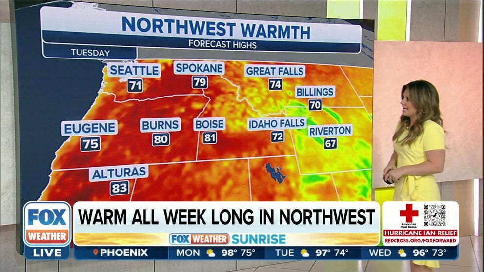 Weather Place Summer-like warmth will be in place for Pacific Northwest this week ...