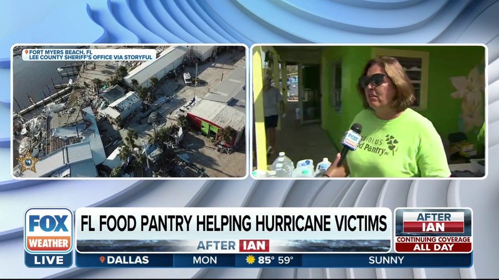 Gladiolus Food Pantry is serving hot meals and providing disaster relief efforts after Hurricane Ian in Fort Myers, Florida.
