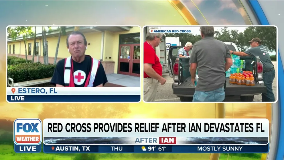 Jay Lawrence, American Red Cross Spokesperson, discusses recovery and relief efforts post Hurricane Ian.