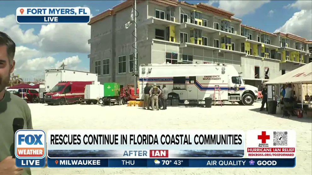 Almost a week after Hurricane Ian ripped homes apart in coastal southwest Florida, rescuers and cadaver dogs search the ruins of Fort Myers Beach, Florida. FOX News' Nate Foy takes us to the front lines.