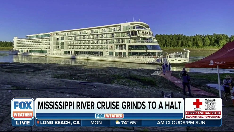 Water levels on parts of the Mississippi River are so low that traffic on the heavily traveled waterway is being impeded, including one company’s river cruise.