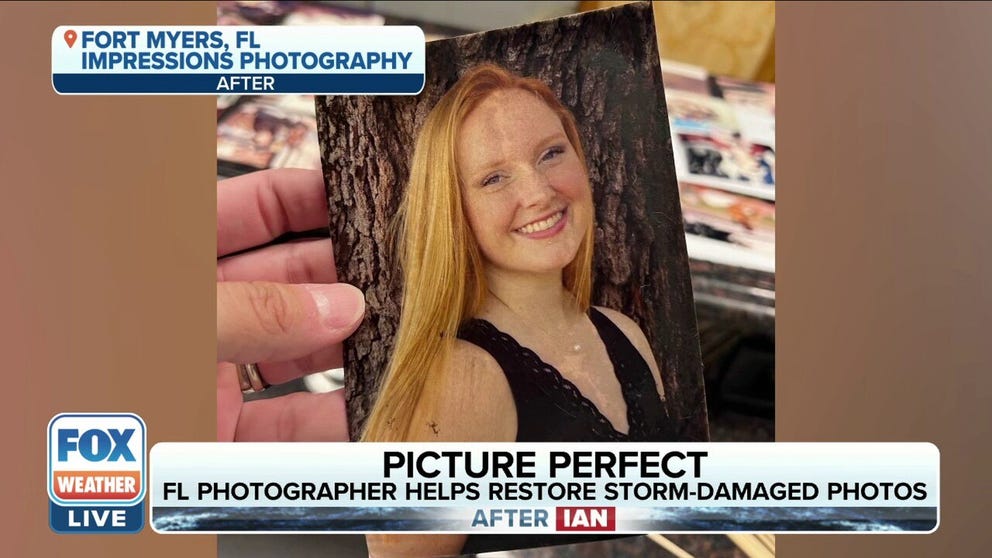 A Florida photographer is donating her time and helping Hurricane Ian victims by restoring their photographs. She shares her secrets with FOX Weather.