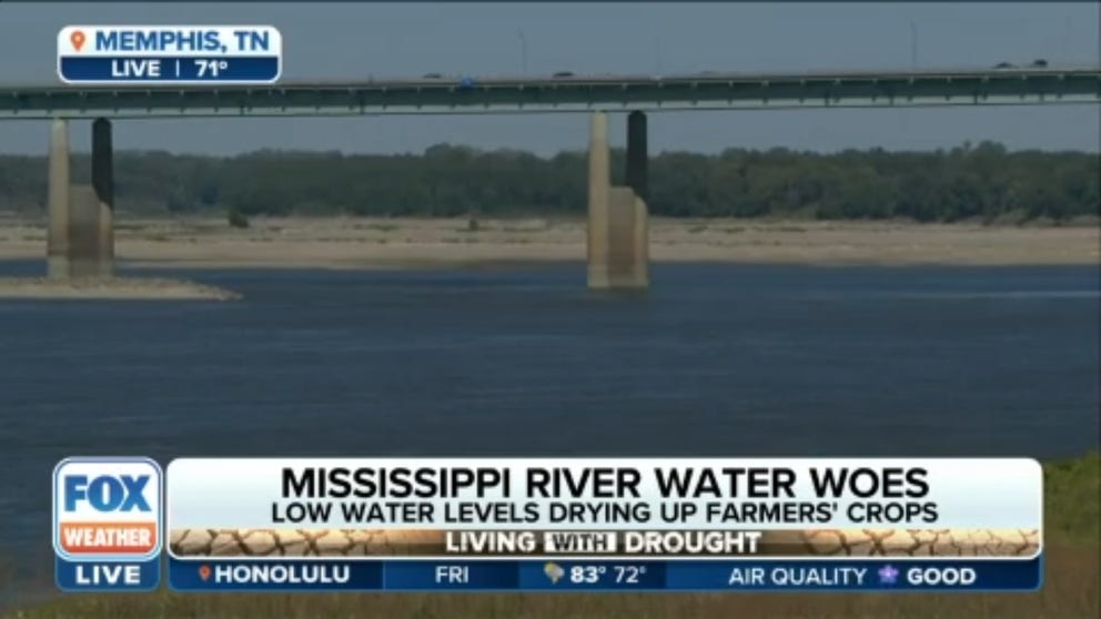 Slow shipping along the Mississippi River in impacting farmers' profits. FOX Weather's Nicole Valdes reports.