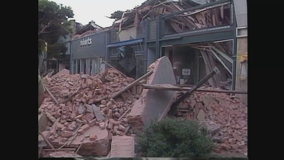 The U.S. Geological survey recorded video of the crumbled buildings and rescue crews across the San Francisco Bay Area after the 1989 Loma Prieta earthquake.