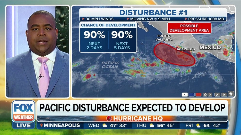 Tropical disturbance in eastern Pacific expected to develop | Latest ...