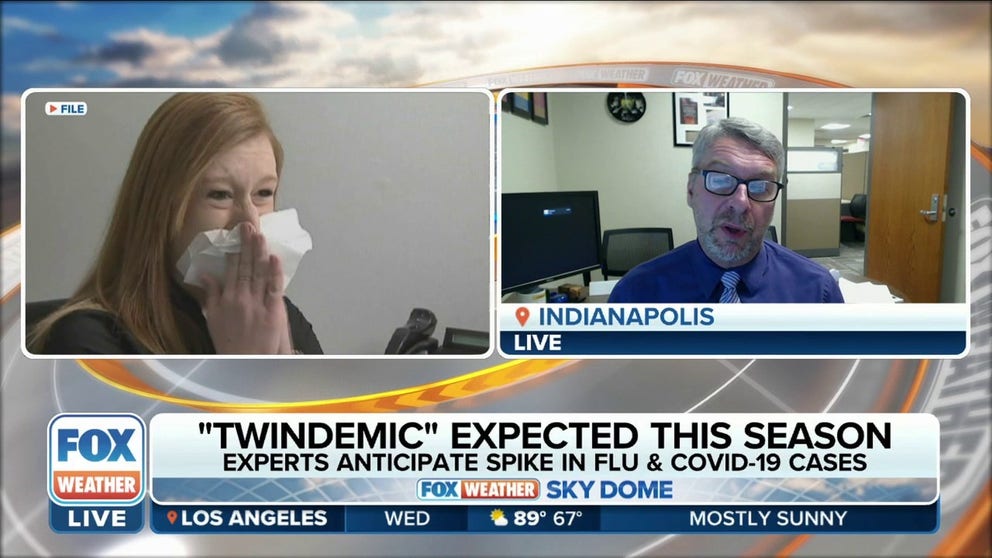 Experts anticipate a spike in flu and COVID-19 cases this winter season. Epidemiologist Thomas Duszynski, MPH, Ph.D., joined FOX Weather to talk about the symptoms to look out for. 