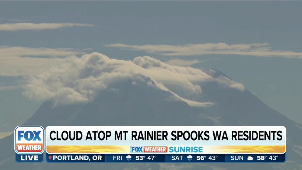 A few weeks ago, a weather phenomenon atop Washington's Mount Rainier sparked fears that the volcano was ready to erupt. FOX Weather's Max Gorden looked into what happened and what the chances of a real eruption actually are. 