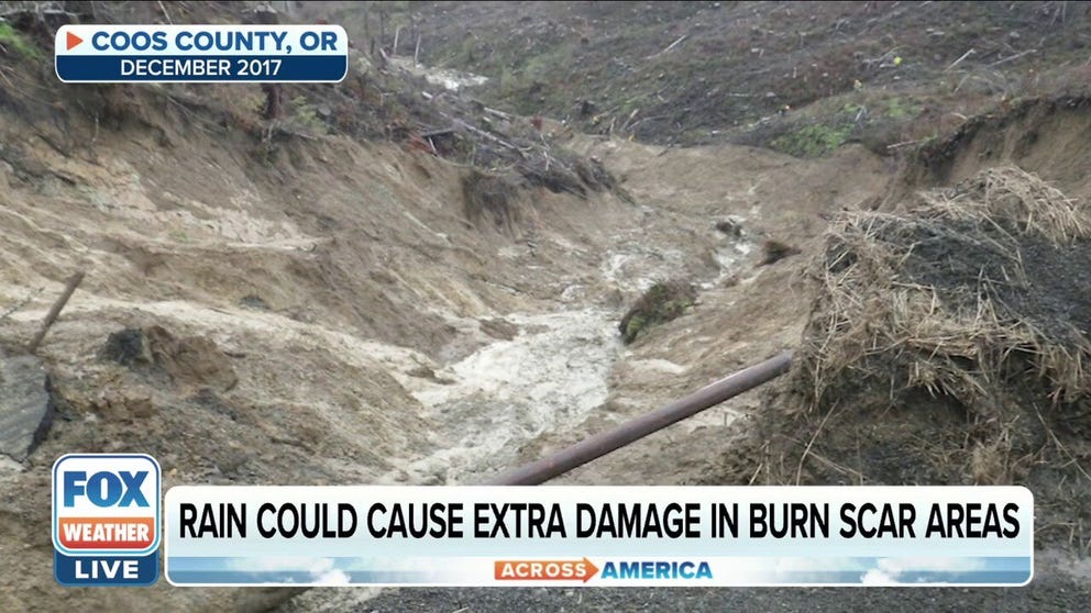 Oregon Emergency Management Deputy Director Stan Thomas discusses the increased risk of flooding near burn scar areas and tells FOX Weather how residents can prepare for wet conditions.  