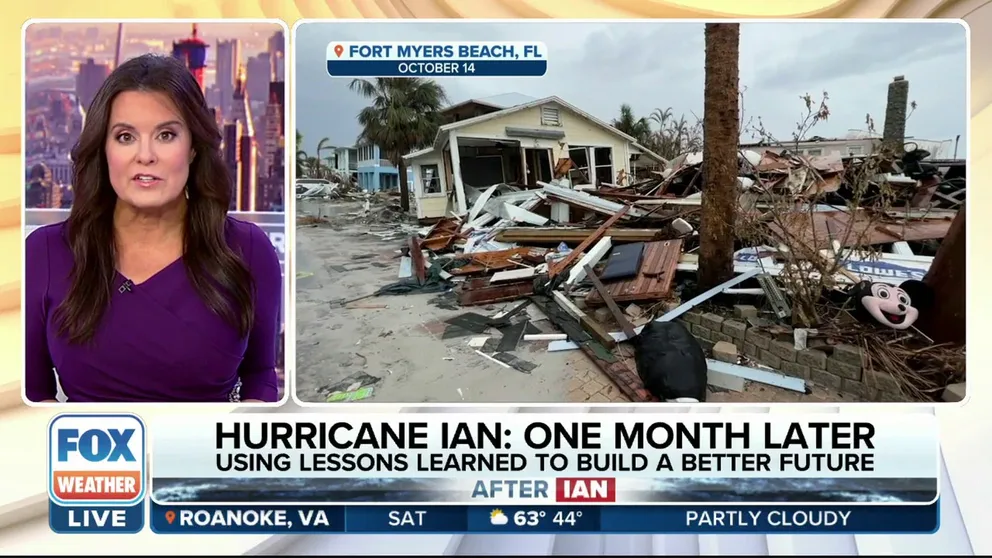 As Southwest Florida marks one month since Hurricane Ian hit, survivor stories show that progress is underway. Four weeks since Ian is not a lot of time, but there’s no question that the days have been long. Many are still planning for what still needs to be done. FOX Weather's Nicole Valdes is in Fort Myers Beach, Florida. 