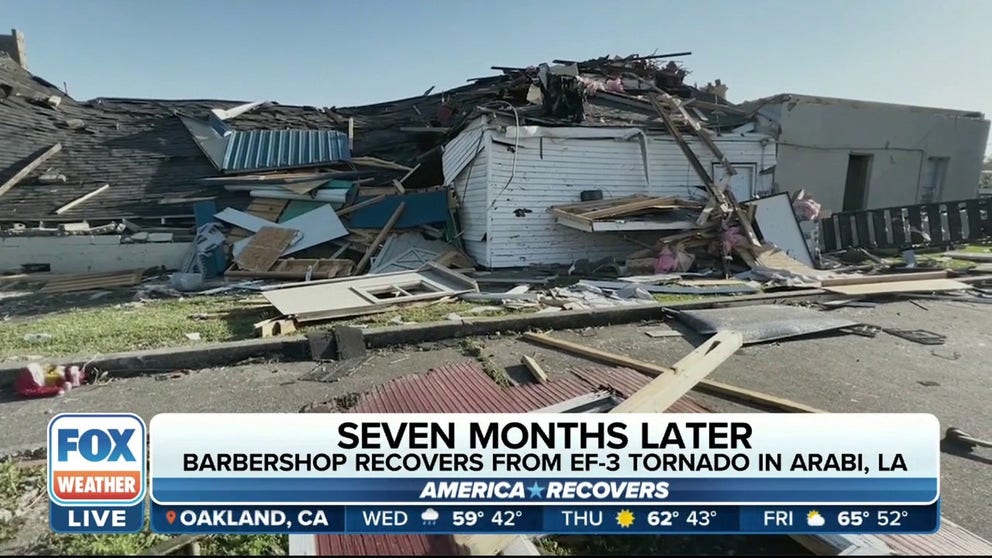 America's Weather Team's Mitti Hicks visited Arabi, Louisiana 7 months after New Orleans' strongest tornado on record destroyed neighborhoods.