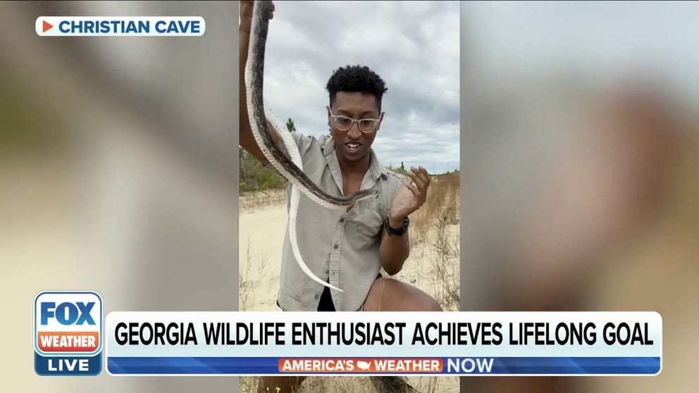 Environmental science student Christian Cave shares his joy in tracking down the snake he’s been searching for his whole life.