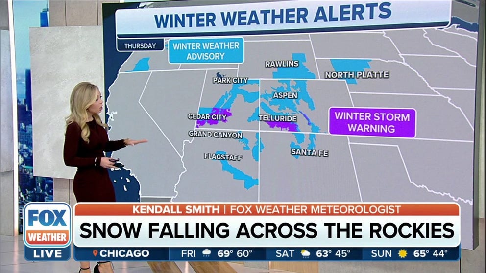 Snow continues in the Rockies Thursday night | Latest Weather Clips ...