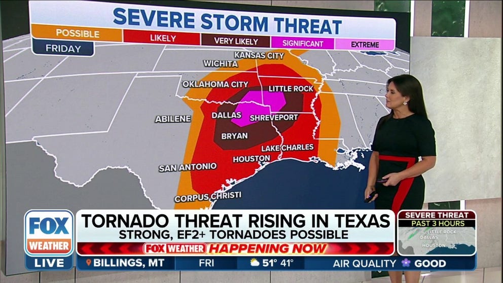 Severe storm threat increases for parts of Southern Plains | Latest ...