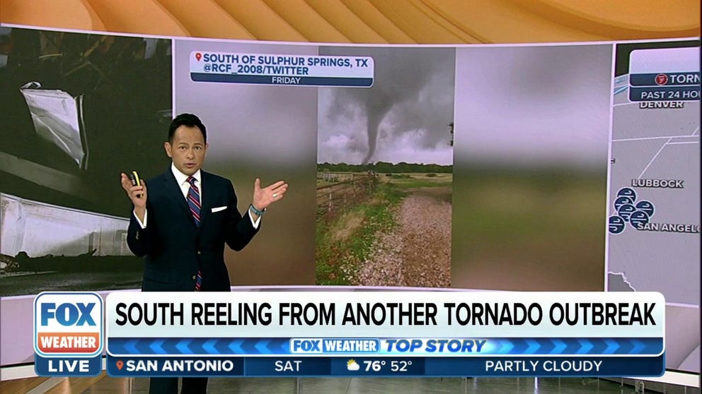 Tornado outbreak slams Southern Plains | Latest Weather Clips | FOX Weather