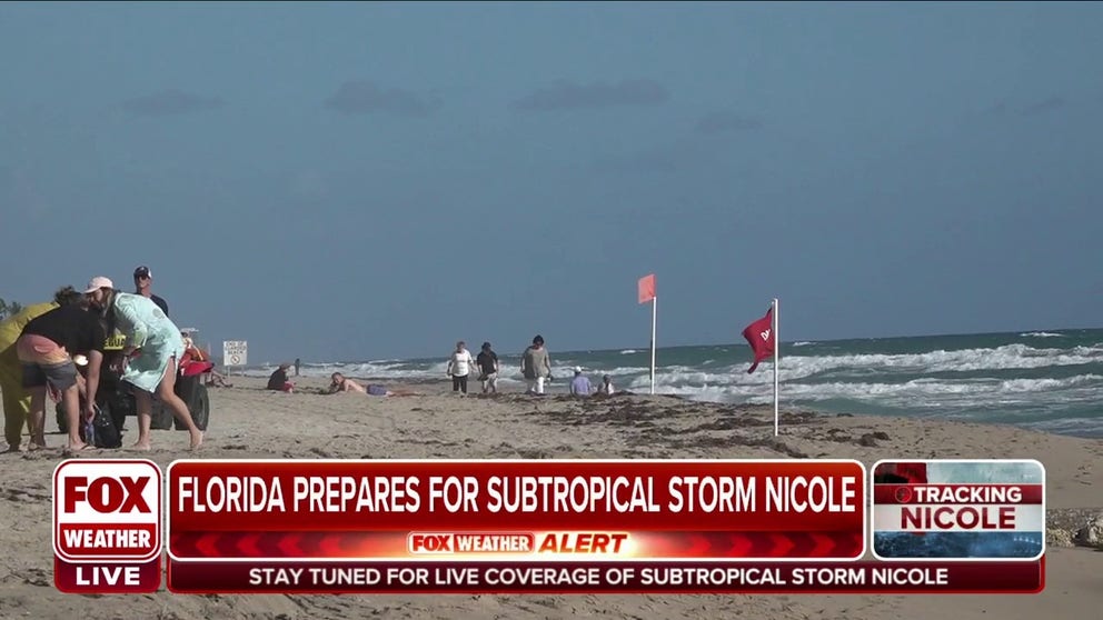 Florida is beginning preparations for Subtropical Storm Nicole. FOX Weather's Brandy Campbell reports. 