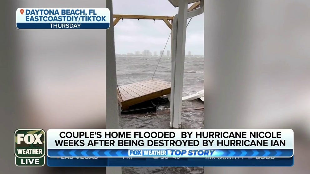 Cori and Vinny Bosco, Daytona Beach Homeowners, said they plan to entirely rebuild following their home being affected by Nicole and Ian.