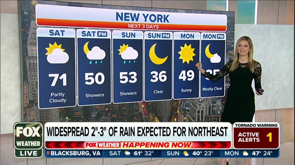 Widespread rain expected through weekend in Northeast | Latest Weather ...