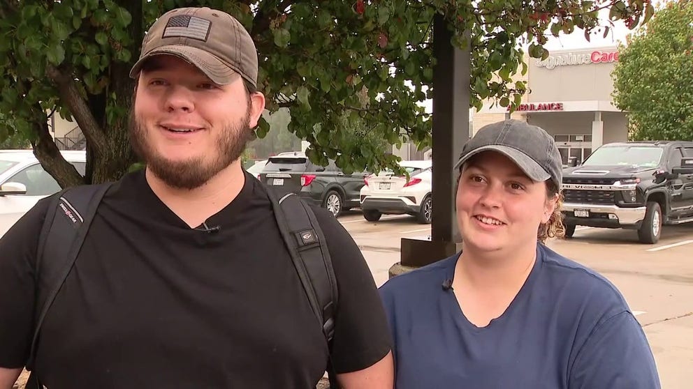 A tornado destroyed the Lamar County couple's house and scattered their belongings throughout the neighborhood, including a recently purchased engagement ring.