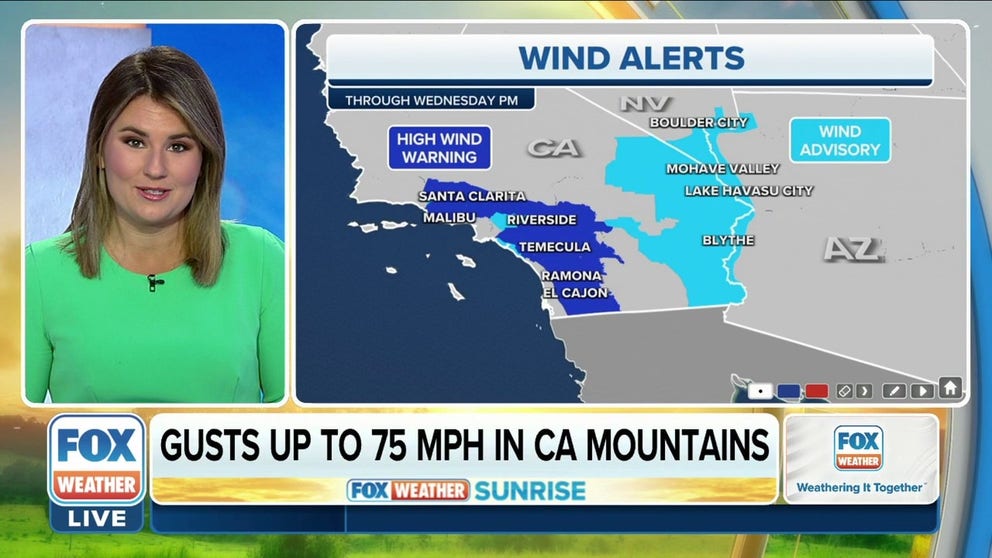 Strong Santa Ana winds to spread across Southern California | Latest ...