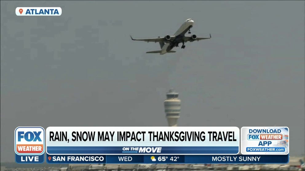 JP Dice, Corporate pilot and meteorologist, discusses how the weather may impact Thanksgiving travel this weekend.